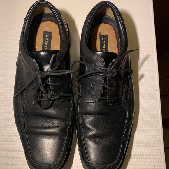 Mens 9.5 Dockers Leather Shoes - Picture 1 of 6